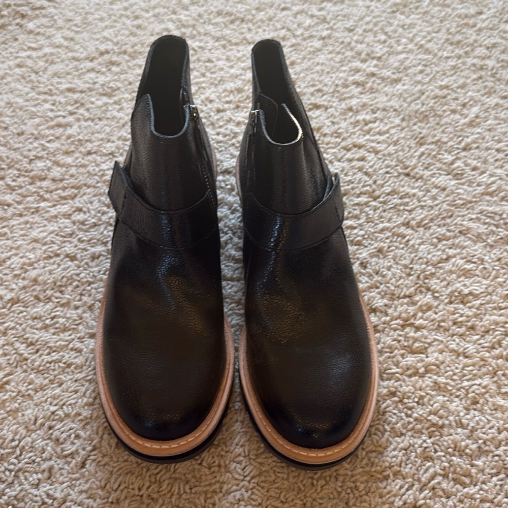 Eileen Fisher platform wedge bootie